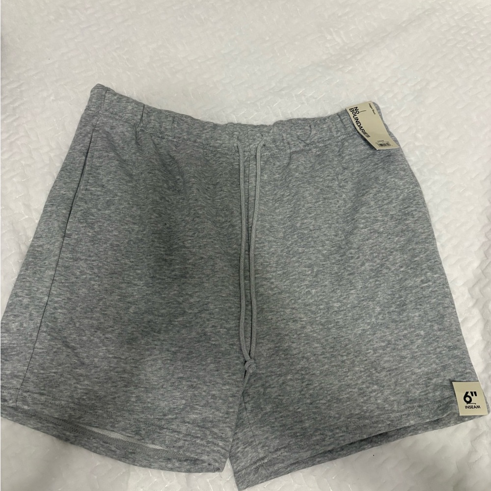 No Boundaries Gray Men's Hybrid Shorts